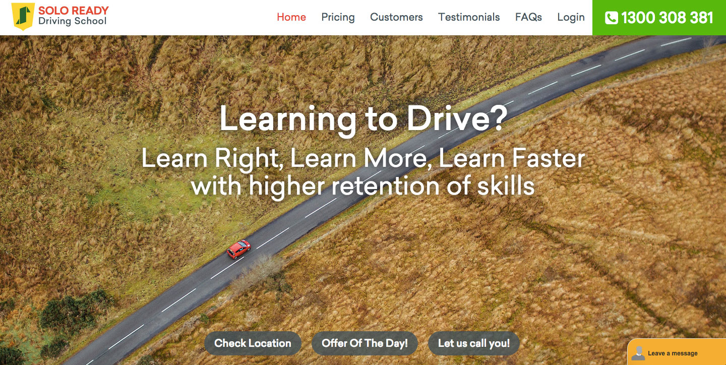 Solo Ready web site design